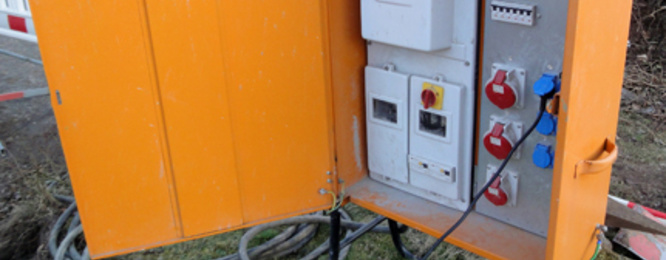 Baustrom bei Elektrotechnik Bierwirth Martin in Steinhöring